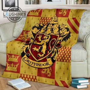 harry potter gryffindor fleece blanket house badge fan gift sherpa cozy plush throw blankets 30x40 40x50 60x80 room decor gift laughinks 1 2