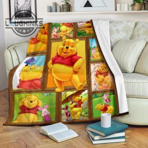 winnie the pooh fleece blanket amazing gift idea for fan sherpa cozy plush throw blankets 30x40 40x50 60x80 room decor gift laughinks 1 1