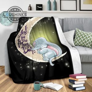 elephant fleece blanket i love you to the moon and back sherpa cozy plush throw blankets 30x40 40x50 60x80 room decor gift laughinks 1 2
