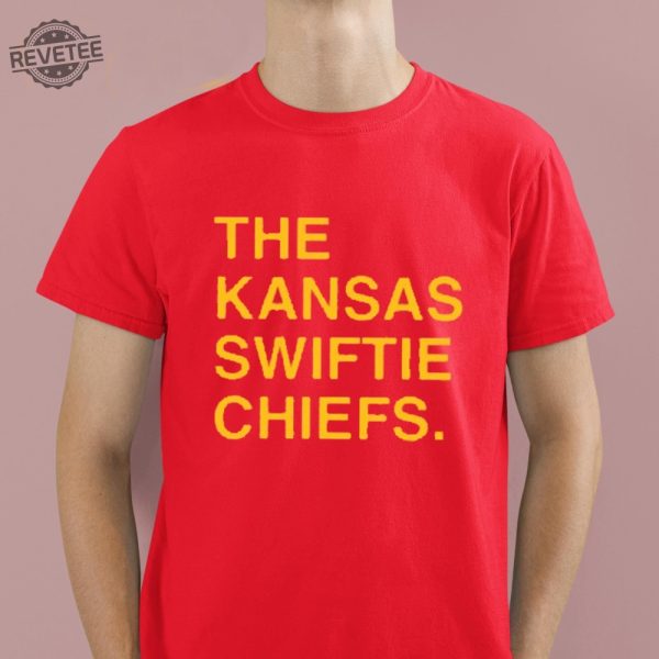 The Kansas Swiftie Chiefs Shirt Unique Taylor Swift Super Bowl Chiefs Afc Championship Shirt Kc Chiefs Shirt Nfc Championship Shirts revetee 1