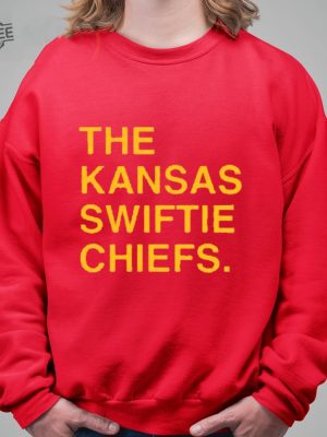 The Kansas Swiftie Chiefs Shirt Unique Taylor Swift Super Bowl Chiefs Afc Championship Shirt Kc Chiefs Shirt Nfc Championship Shirts revetee 2