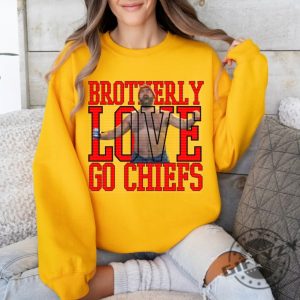 Brotherly Love Shirt Kelce Jason Tshirt Kansas Hoodie Sport Chief Sweatshirt Trendy Football Shirt giftyzy 4