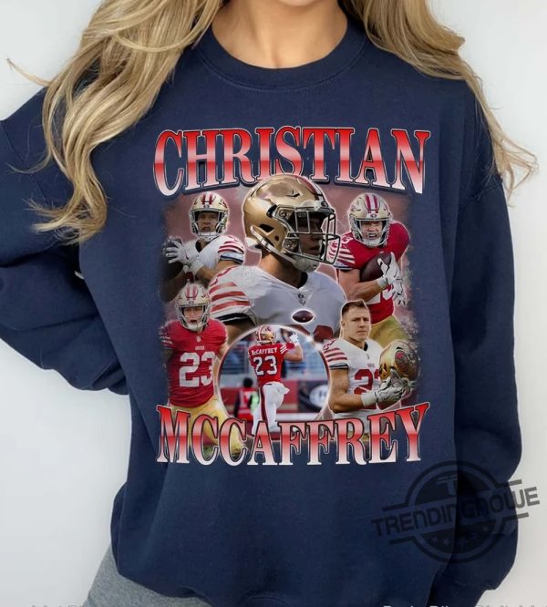 Vintage Christian Mccaffrey Shirt 49Ers Nfc Championship Shirt Gift For Fans trendingnowe 3