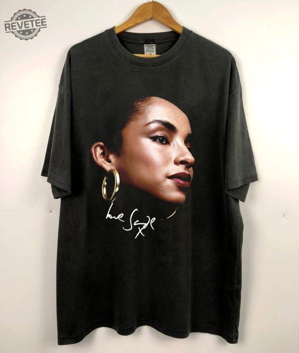 Sade Adu World Tour T Shirt Sade T Shirt Music Tour 2023 Clothing Rap Hip Hop Graphic T Shirt Gift For Men Women Unisex Shirt Unique revetee 2