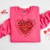 3D Hearts Valentines Day Shirt Valentines Day Shirts For Woman Heart Shirt Cute Valentine Shirt Valentines Day Gift Cheetah Valentines Unique revetee 1