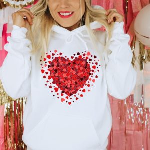 3D Hearts Valentines Day Shirt Valentines Day Shirts For Woman Heart Shirt Cute Valentine Shirt Valentines Day Gift Cheetah Valentines Unique revetee 2