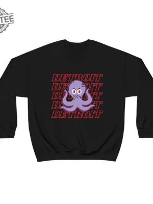 Detroit Sweatshirt Unisex Sweatshirt Detroit Sweatshirt Detroit Red Wings Sweatshirt Detroit Red Wings Hoodie Red Wings Octopus Red Wings Open House revetee 4