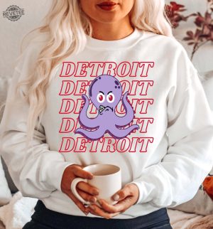 Detroit Sweatshirt Unisex Sweatshirt Detroit Sweatshirt Detroit Red Wings Sweatshirt Detroit Red Wings Hoodie Red Wings Octopus Red Wings Open House revetee 5