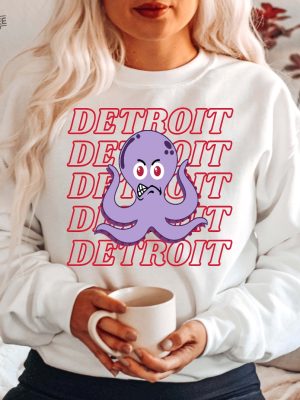 Detroit Sweatshirt Unisex Sweatshirt Detroit Sweatshirt Detroit Red Wings Sweatshirt Detroit Red Wings Hoodie Red Wings Octopus Red Wings Open House revetee 5