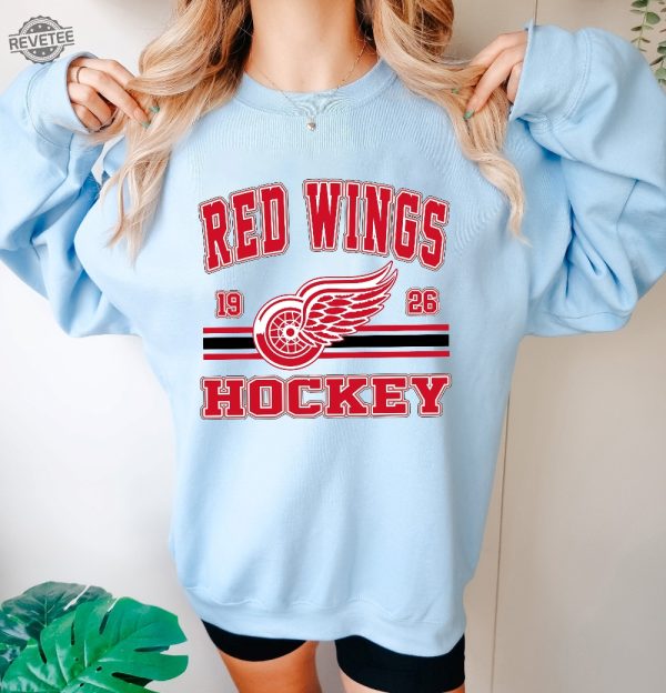 Vintage 90S Detroit Red Wings Shirt Detroit Red Wings Sweatshirt Detroit Red Wings Hoodie Red Wings Octopus Red Wings Open House revetee 2