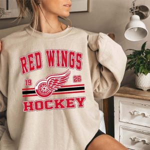 Vintage 90S Detroit Red Wings Shirt Detroit Red Wings Sweatshirt Detroit Red Wings Hoodie Red Wings Octopus Red Wings Open House revetee 4