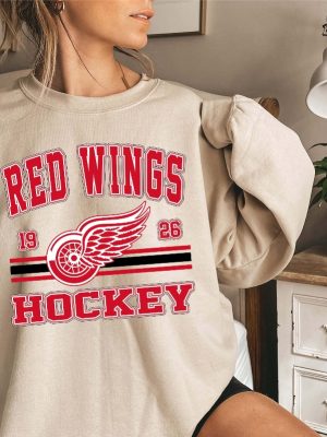 Vintage 90S Detroit Red Wings Shirt Detroit Red Wings Sweatshirt Detroit Red Wings Hoodie Red Wings Octopus Red Wings Open House revetee 4