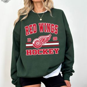 Vintage 90S Detroit Red Wings Shirt Detroit Red Wings Sweatshirt Detroit Red Wings Hoodie Red Wings Octopus Red Wings Open House revetee 5