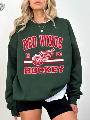 Vintage 90S Detroit Red Wings Shirt Detroit Red Wings Sweatshirt Detroit Red Wings Hoodie Red Wings Octopus Red Wings Open House revetee 5