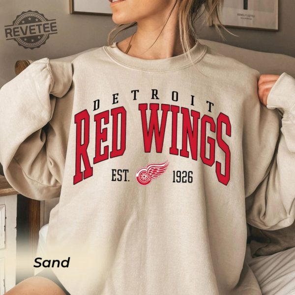 Vintage Detroit Red Wings Sweatshirt Red Wings Tee Detroit Red Wings Sweatshirt Detroit Red Wings Hoodie Red Wings Octopus Red Wings Open House revetee 2