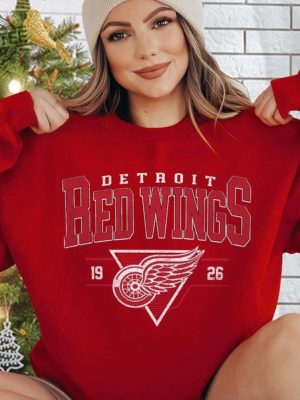 Vintage 90S Detroit Red Wings Shirt Detroit Red Wings Sweatshirt Detroit Red Wings Hoodie Red Wings Octopus Red Wings Open House revetee 3 1