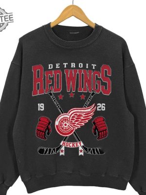 Detroit Red Wings Vintage 90S Sweatshirt Detroit Red Wings Sweatshirt Detroit Red Wings Hoodie Red Wings Octopus Red Wings Open House revetee 2