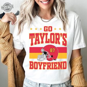 Go Taylors Boyfriend Shirt Swift Kelce Shirt In My Chiefs Era Shirt Taylor Swift Misfits Shirt Super Bowl Taylors Version Unique revetee 2
