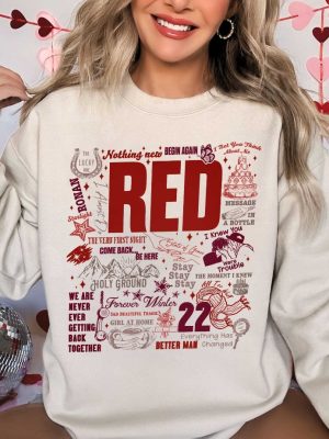 Red Album T Shirt Eras Tour Shirt Taylor Swiftie Shirt In My Chiefs Era Shirt Taylor Swift Misfits Shirt Super Bowl Taylors Version Unique revetee 2