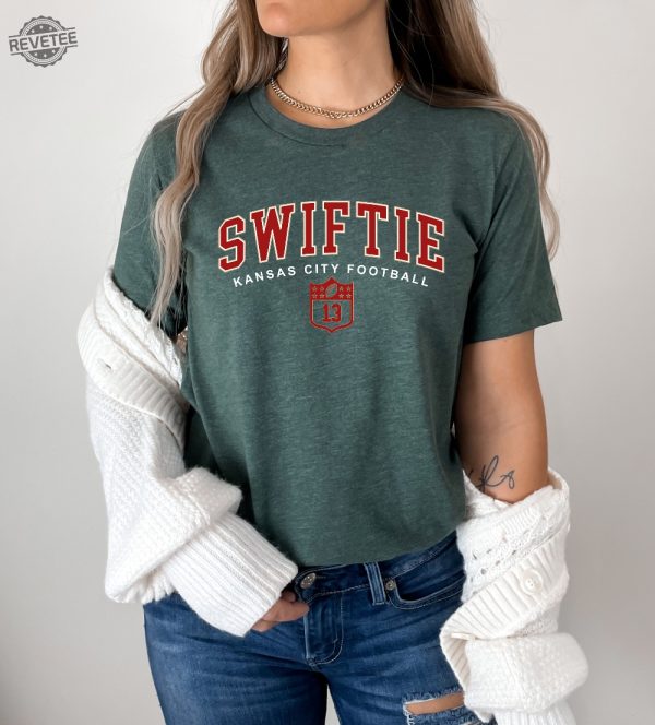 Swiftie Fans Shirt Swiftie Football T Shirt Kansas City Football Tee In My Chiefs Era Shirt Taylor Swift Misfits Shirt Super Bowl Taylors Version Unique revetee 1