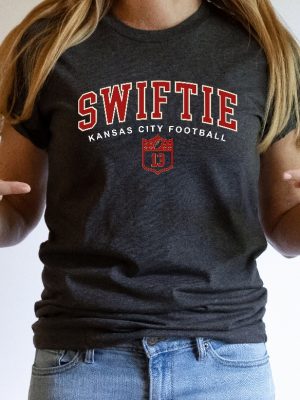 Swiftie Fans Shirt Swiftie Football T Shirt Kansas City Football Tee In My Chiefs Era Shirt Taylor Swift Misfits Shirt Super Bowl Taylors Version Unique revetee 3