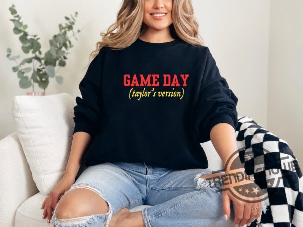Vintage Taylor Swift Super Bowl Shirt Game Day Taylors Version Shirt Taylors Boyfriend Shirt Football Shirt trendingnowe 3