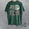 Three Raccoons Vintage Graphic Shirt Retro Raccoon Moon Tshirt Raccoon Lovers Funny Raccon Hoodie Oversized Washed Sweatshirt Raccoon Gifts giftyzy 5