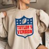 Tays Version Football Sweatshirt Go Taylors Boyfriend Sweatshirt Eye Catching Concert Shirt Taylor Swift Super Bowl Party Taylor Swift Super Bowl Shirt Unique revetee 3