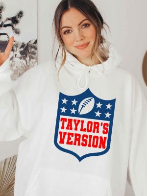 Tays Version Football Sweatshirt Go Taylors Boyfriend Sweatshirt Eye Catching Concert Shirt Taylor Swift Super Bowl Party Taylor Swift Super Bowl Shirt Unique revetee 5