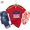 Tays Version Football Sweatshirt Go Taylors Boyfriend Sweatshirt Eye Catching Concert Shirt Taylor Swift Super Bowl Party Taylor Swift Super Bowl Shirt Unique revetee 7