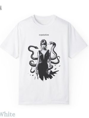 Swift Reputation Snake Tee Unisex Short Sleeve Tshirt Unique Taylor Swift Super Bowl Shirt Go Taylors Boyfriend Shirt revetee 5