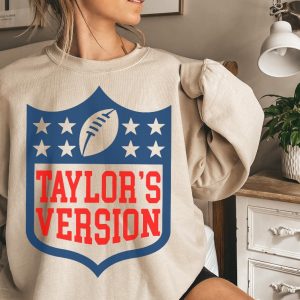 Tays Version Football Shirt Go Taylors Boyfriend Sweatshirt Funny Football Taylor Swift Super Bowl Party Taylor Swift Super Bowl Shirt Unique revetee 2