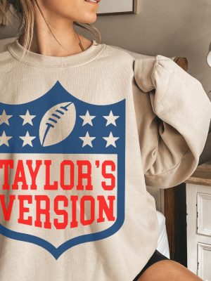 Tays Version Football Shirt Go Taylors Boyfriend Sweatshirt Funny Football Taylor Swift Super Bowl Party Taylor Swift Super Bowl Shirt Unique revetee 2