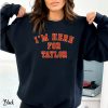 Taylor Football Sweater Kelce Football Sweatshirt Im Here For Taylor Sweatshirt For Women Taylor Swift Super Bowl Party Taylor Swift Super Bowl Shirt Unique revetee 4