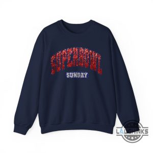 superbowl sweatshirt tshirt hoodie mens womens super bowl 2024 sparkly faux sequins shirts sunday football game day gift team halftime crewneck tee laughinks 7