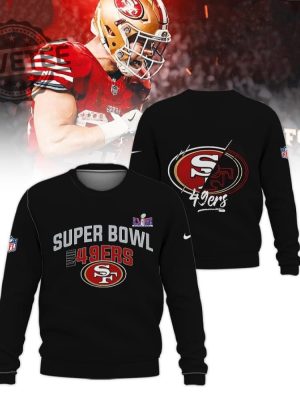 Sf 49Ers Super Bowl Lviii 2024 All Over Printed Hoodie Unique Nfc Champions Super Bowl Champions 49Ers Super Bowl Appearances revetee 3