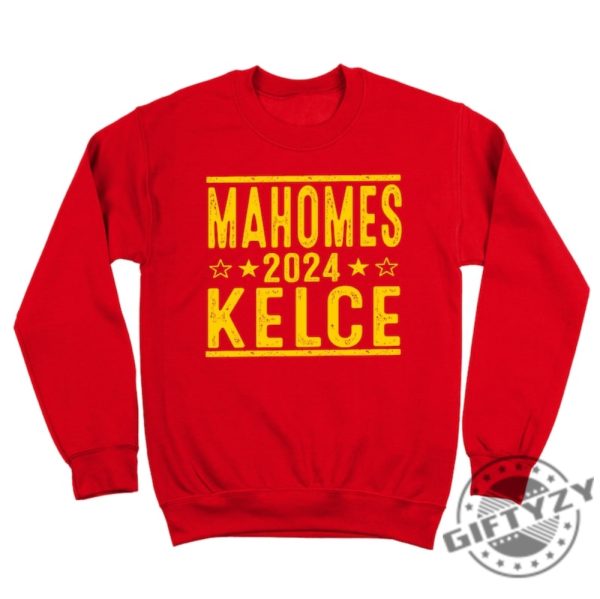 Mahomes Kelce 2024 Election Shirt Fan Chiefs Hoodie Football Party Sweatshirt Funny Humor Tshirt Trendy Shirt giftyzy 1