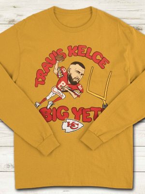 Travis Kelce Big Yeti Shirt T Shirt Hoodie Sweatshirt Long Sleeve Unisex Classic Fit Unique Why Is Travis Kelce Called The Big Yeti revetee 5