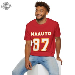 Travis Kelce Maauto Shirt Travis Kelce Chiefs Kingdom Kelce Chiefs Shirt Gift For Him Gift For Here Unique revetee 3