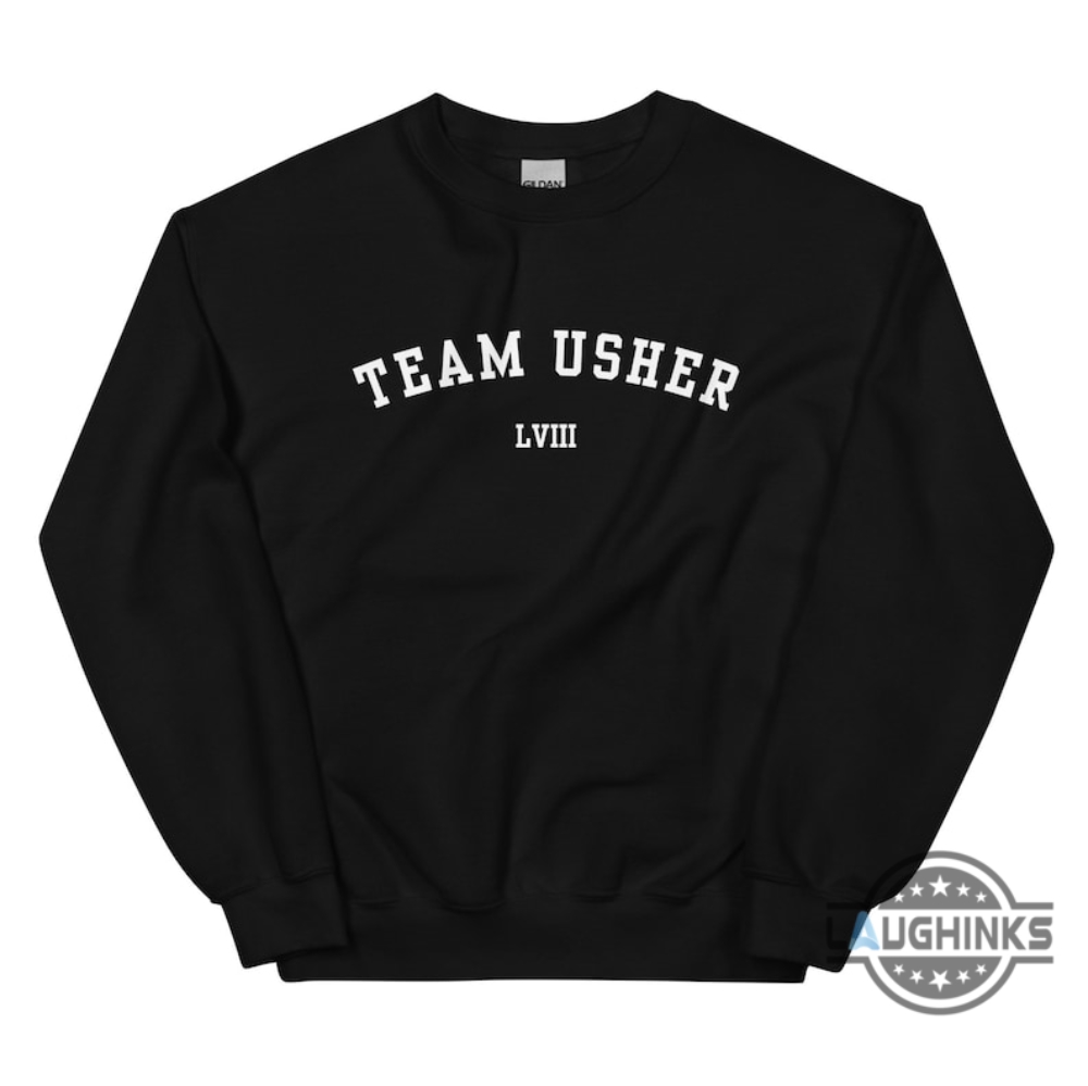 Usher Super Bowl Shirt Sweatshirt Hoodie Mens Womens Kids Team Usher Halftime Show Sweater Usher Crewneck Superbowl Funny Tee Shirts Gift For Fans