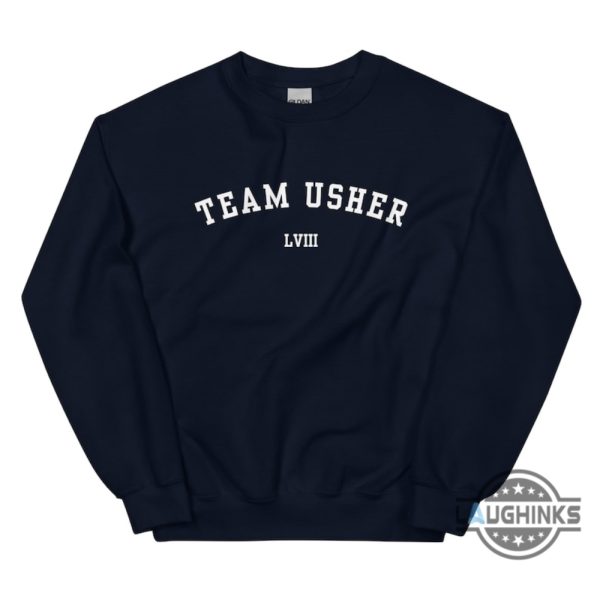 usher super bowl shirt sweatshirt hoodie mens womens kids team usher halftime show sweater usher crewneck superbowl funny tee shirts gift for fans laughinks 5