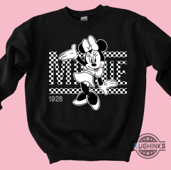 minnie sweatshirt tshirt hoodie mens womens disneyland sweater disney cartoon character minnie mouse shirts vintage mickey and friends 1928 tee retro laughinks 1