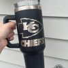 kansas city chiefs tumbler 40 oz kc chiefs football quencher 40oz stanley tumbler dupe nfl super bowl chiefs logo engraved stainless steel travel cups laughinks 1