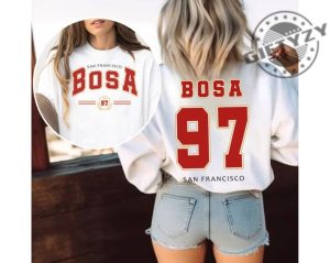 2 Side Nick Bosa Shirt San Francisco Football Sweatshirt Bosa 97 Sf Football Tshirt Unisex Hoodie Trending Shirt giftyzy 2