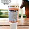 equine veterinarian tumbler 40oz thirst quencher stanley tumbler dupe 40 oz stainless steel travel cups with handle and straw laughinks 1 2