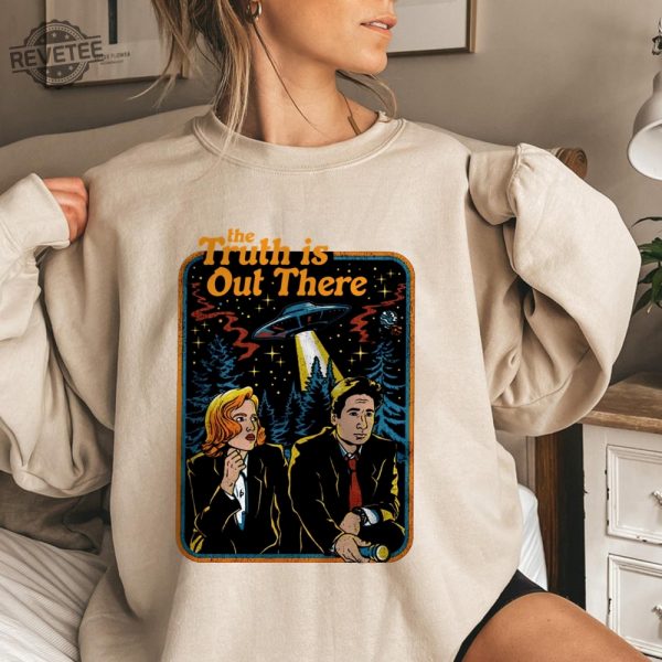 My Xfiles The Truth Is Out There Shirt Scully And Mulder Shirt The Truth Is Out There X Files Unique revetee 1