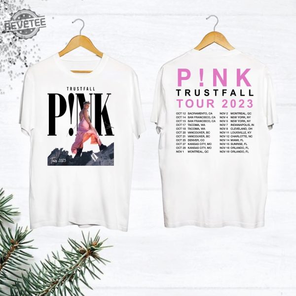 Pnk Trustfall Album Tshirt Pink Pnk Trustfall Tour 2023 Shirt Pnk Concert Merch Pink Singer Fan Gift Shirt P Nk Tour 2024 P Nk Songs Unique revetee 1