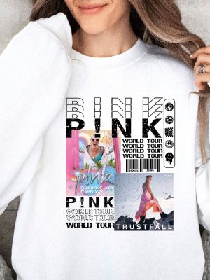 Pnk Pink Singer Summer Carnival 2024 Tour Tshirt Trustfall Album Shirt P Nk Tour 2023 P Nk Songs P Nk Summer Carnival 2024 Unique revetee 3