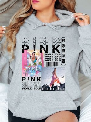 Pnk Pink Singer Summer Carnival 2024 Tour Tshirt Trustfall Album Shirt P Nk Tour 2023 P Nk Songs P Nk Summer Carnival 2024 Unique revetee 4