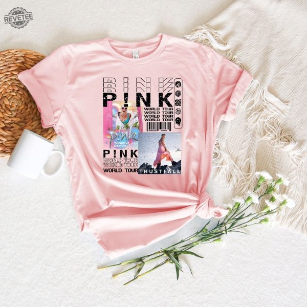 Pnk Pink Singer Summer Carnival 2024 Tour Tshirt Trustfall Album Shirt P Nk Tour 2023 P Nk Songs P Nk Summer Carnival 2024 Unique revetee 6